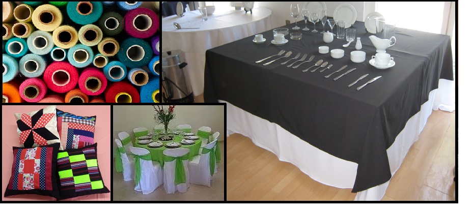 manteles cuadrados y rectangulares para eventos