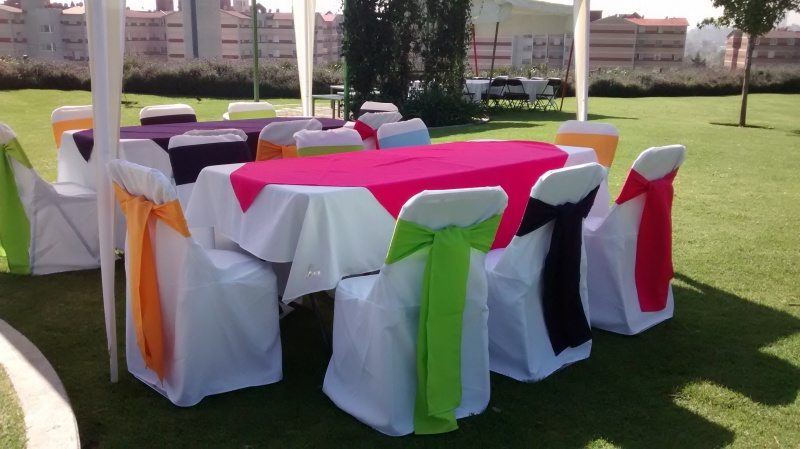 venta de fundas para silla de eventos y salones - varios modelos, todos los colores